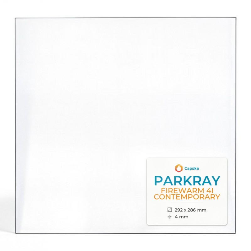 Vitre Parkray FIREWARM 4I CONTEMPORARY - Verre Rectangle pour poêle à bois