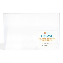 Horse FLAME HF917A JAMEELA Glass - Rectangular glass panel for wood burning stove