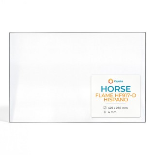 Vetro Horse FLAME HF917-D HISPANO - Vetro Rettangolo per stufa a legna