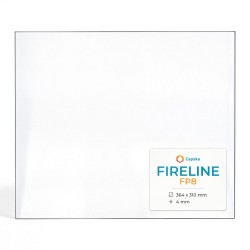 Vitre Fireline FP8 - Verre Rectangle pour poêle à bois