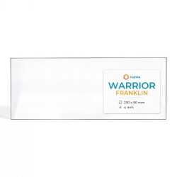 Warrior FRANKLIN Glass - Rectangular glass panel for wood burning stove