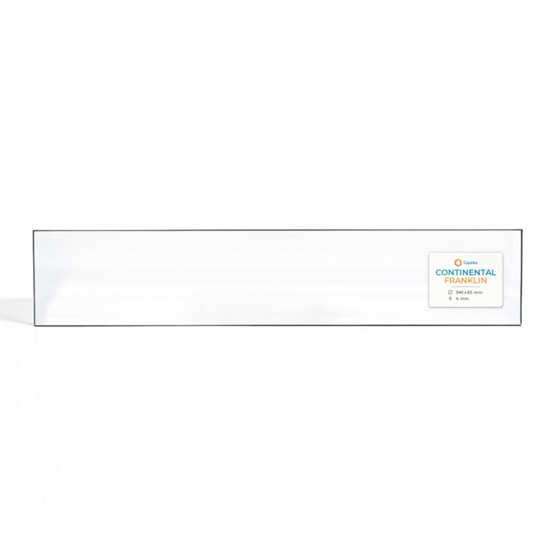 Continental FRANKLIN Glass - Rectangular Panel for Wood Burning Stove