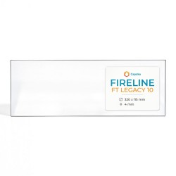 Vitre Fireline FT LEGACY 10 - Verre Rectangle pour poêle à bois