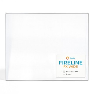 Fireline FX WIDE Glass - Rectangular Panel for Wood Burning Stove
