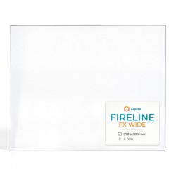 Vitre Fireline FX WIDE - Verre Rectangle pour poêle à bois
