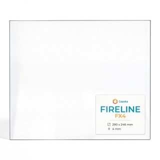 Vitre Fireline FX4 - Verre Rectangle pour poêle à bois
