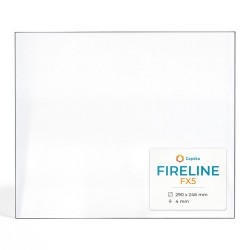 Vitre Fireline FX5 - Verre Rectangle pour poêle à bois