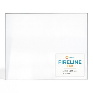 Vitre Fireline FX8 - Verre Rectangle pour poêle à bois de qualité