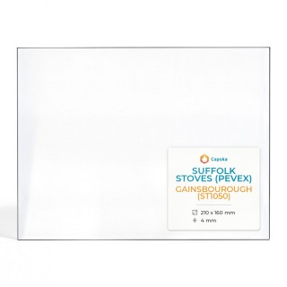 Vitre Suffolk Stoves GAINSBOUROUGH (ST1050) - Verre Rectangle pour poêle à bois