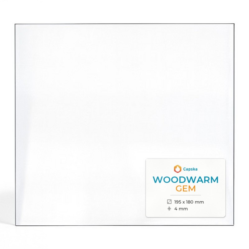 Woodwarm GEM Glass Panel for Wood Burning Stove