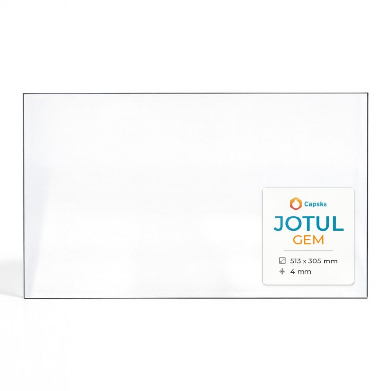 Vitre Jotul GEM - Verre Rectangle pour poêle au gaz