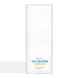 Rayburn GEORGIAN Glas - Rechteck Kaminglas für Kaminofen