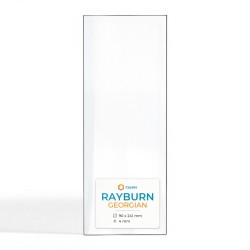 Rayburn GEORGIAN Glass - Rectangular glass panel for wood burning stove
