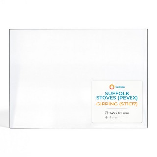 Suffolk Stoves (Pevex) GIPPING Glass Panel - Rectangular ST1017
