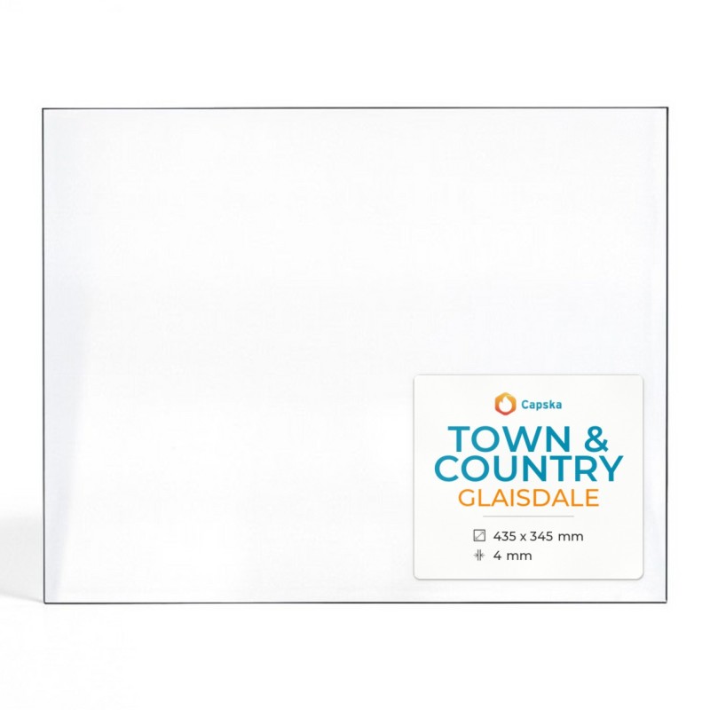 Vitre Town & Country GLAISDALE - Verre Rectangle pour poêle à bois