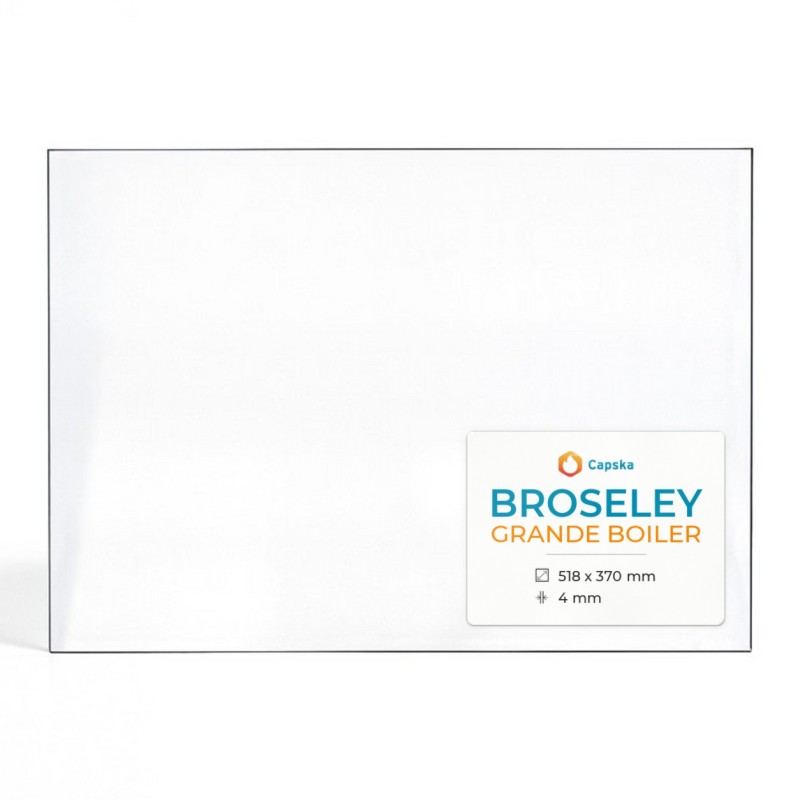Broseley GRANDE BOILER Glass - Rectangular Panel for Wood Burning Stove
