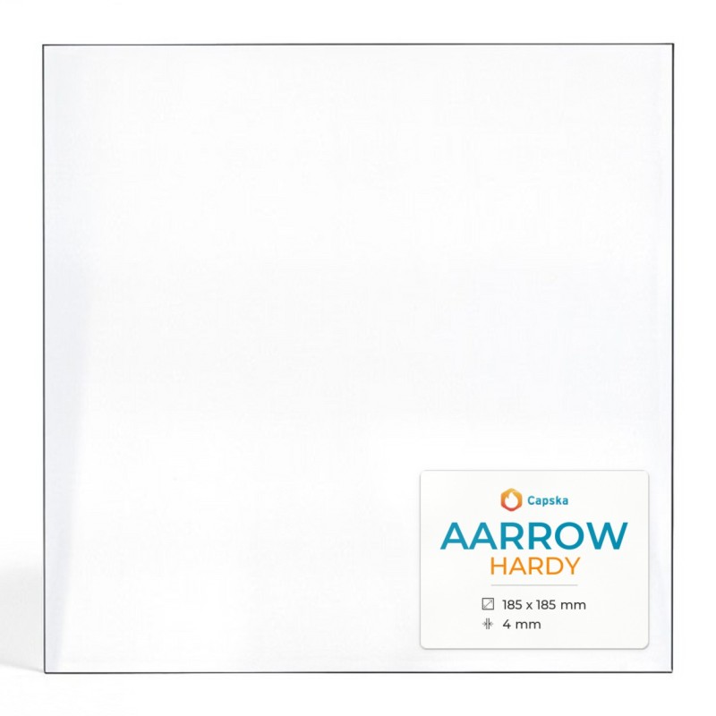 Vitre Aarrow HARDY - Verre Rectangle pour poêle à bois