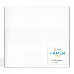 Hamer HD5 Glass - Rectangular glass panel for wood burning stove