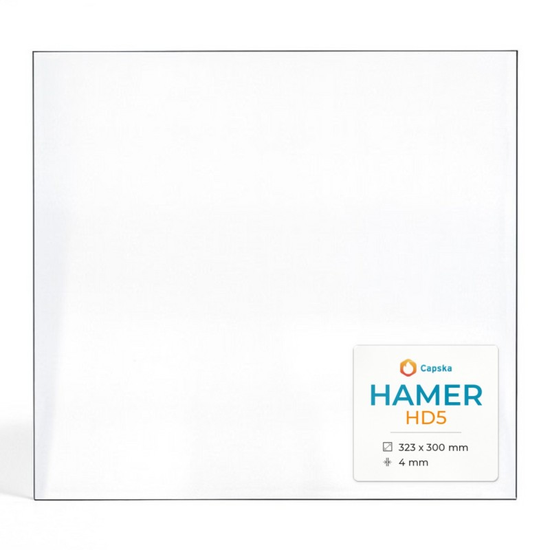 Vitre Hamer HD5 - Verre Rectangle pour poêle à bois