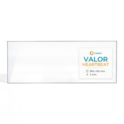 Valor HEARTBEAT Glass - Rectangular glass panel for wood burning stove