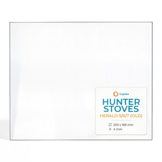 Verkauf von Hunter HERALD 5/6/7 (ALT) Glas - Rechteck Kaminglas für Kaminofen