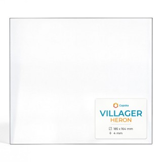 Vitre Villager HERON - Verre Rectangle pour poêle à bois