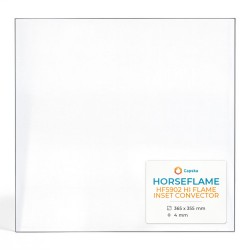 Horseflame HF5902 HI FLAME INSET CONVECTOR Glas - Rechteck Kaminglas für Kaminofen