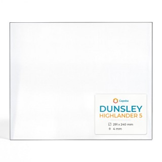 Vitre Dunsley HIGHLANDER 5 - Verre Rectangle pour poêle à bois