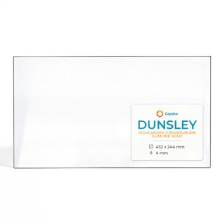 Vetro Dunsley HIGHLANDER 5 ENVIROBURN SLIMLINE SOLO - Vetro Rettangolo per stufa a legna
