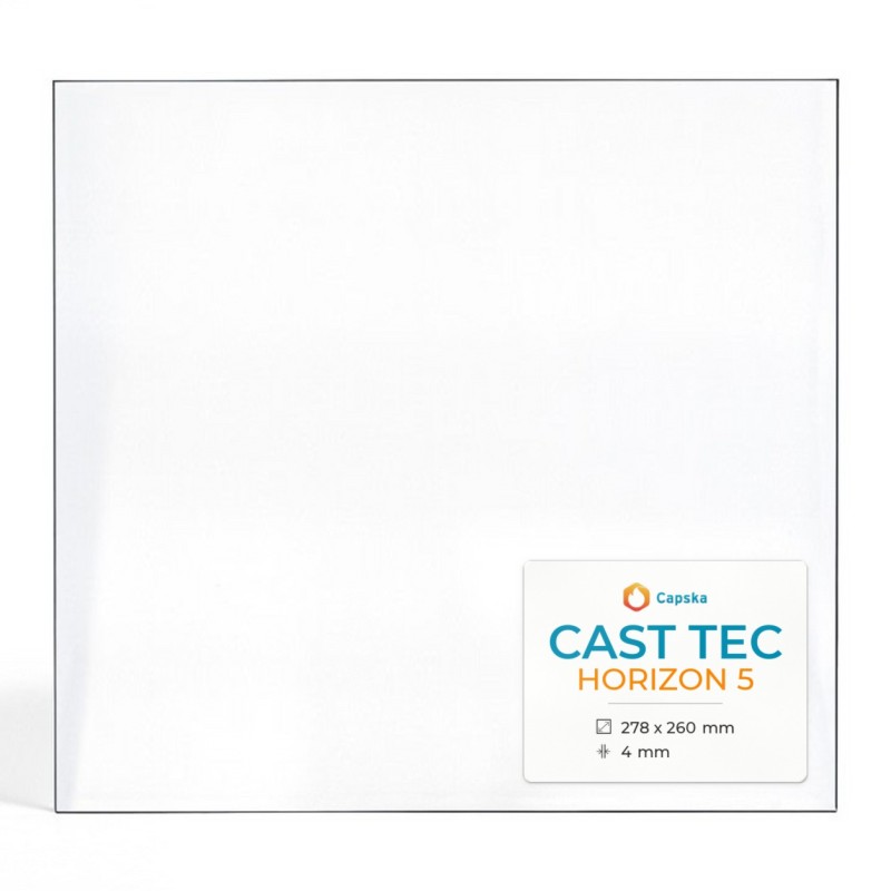 Vitre Cast Tec HORIZON 5 - Verre Rectangle pour Poêle à Bois