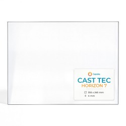 Cast Tec HORIZON 7 Glas - Rechteck Kaminglas für Kaminofen