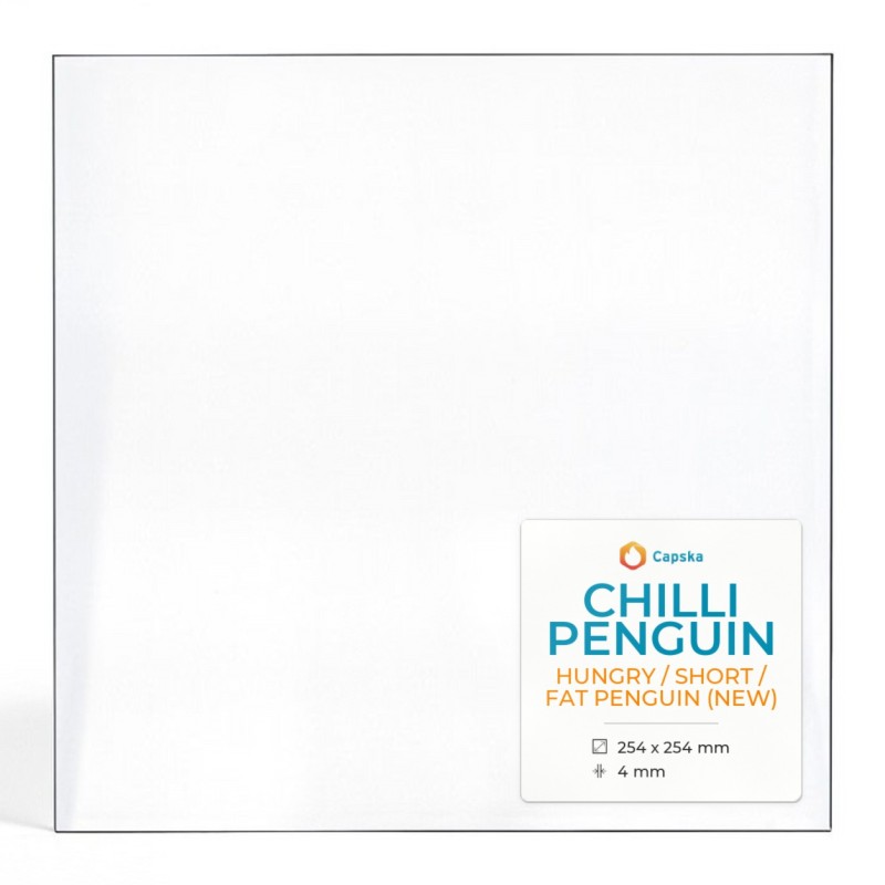 Chilli Penguin Glass Panel for Wood Burning Stove