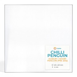 Vetro Chilli Penguin HUNGRY / SHORT PENGUIN (PRE 2012) - Vetro Rettangolo per stufa a legna