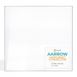 Vitre Aarrow I400S INSET CONVECTOR - Verre Rectangle pour poêle à bois