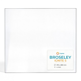 Broseley IGNITE 5 Glas - Rechteck Kaminglas für Kaminofen