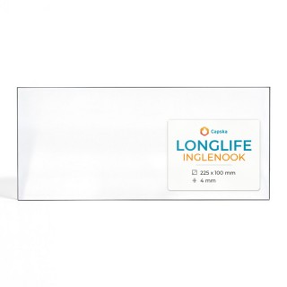 Longlife INGLENOOK Glass - High-Quality Rectangular Panel
