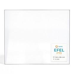Vitre Efel IT73 - Verre Rectangle pour poêle à bois