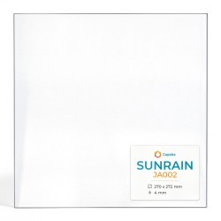 Sunrain JA002 Glas - Rechteck Kaminglas für Kaminofen