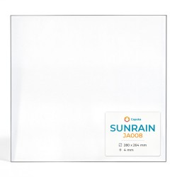 Sunrain JA008 Glas - Rechteck Kaminglas für Kaminofen