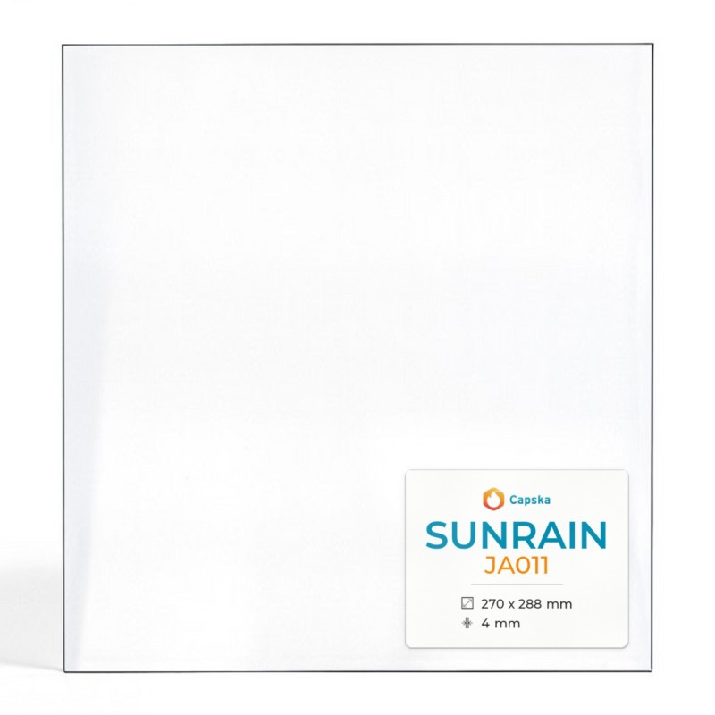 Sunrain JA011 Glass Panel for Wood Burning Stove - Rectangular Design