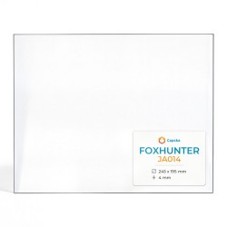 Foxhunter JA014 Glass - Rectangular glass panel for wood burning stove