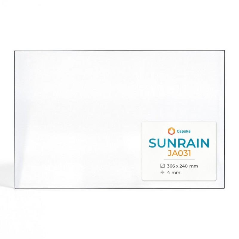 Sunrain JA031 Glas - Rechteck Kaminglas für Kaminofen