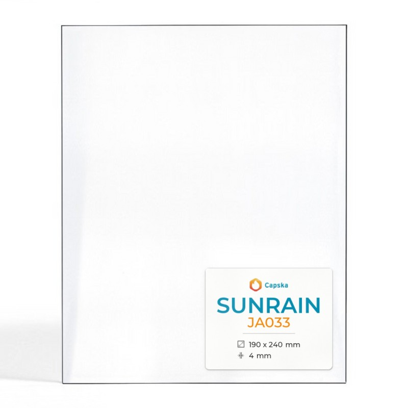 Sunrain JA033 Glas - Rechteck Kaminglas für Kaminofen