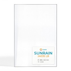 Vitre Sunrain JA035 LB - Verre Rectangle pour poêle à bois