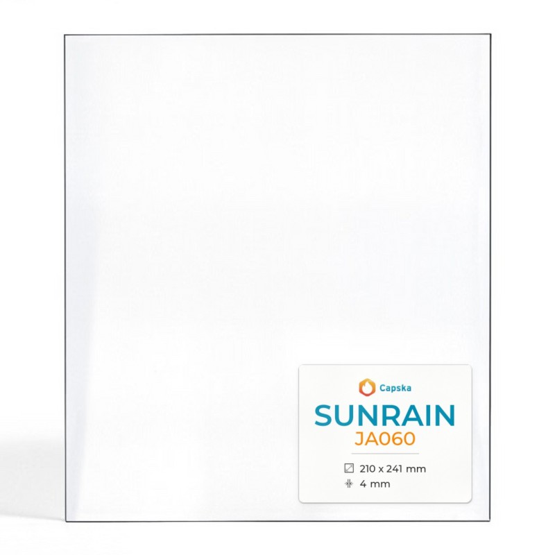 Vitre Sunrain JA060 - Verre Rectangle pour poêle à bois