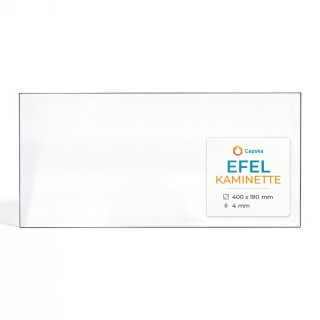 Efel KAMINETTE Glass Panel for Wood Burning Stove