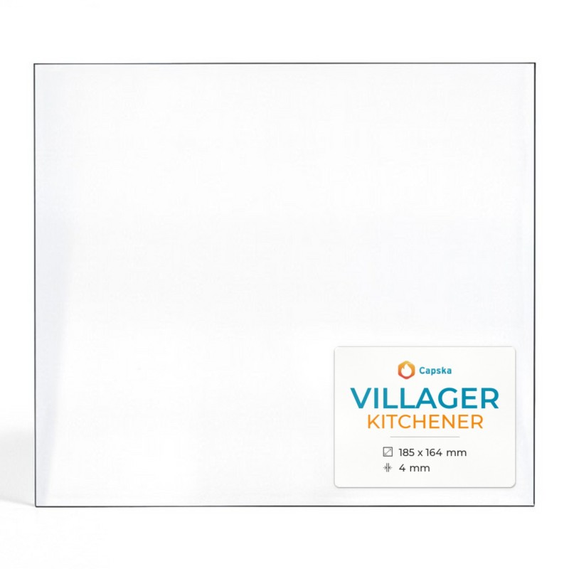 Vitre Villager KITCHENER - Verre Rectangle pour poêle à bois