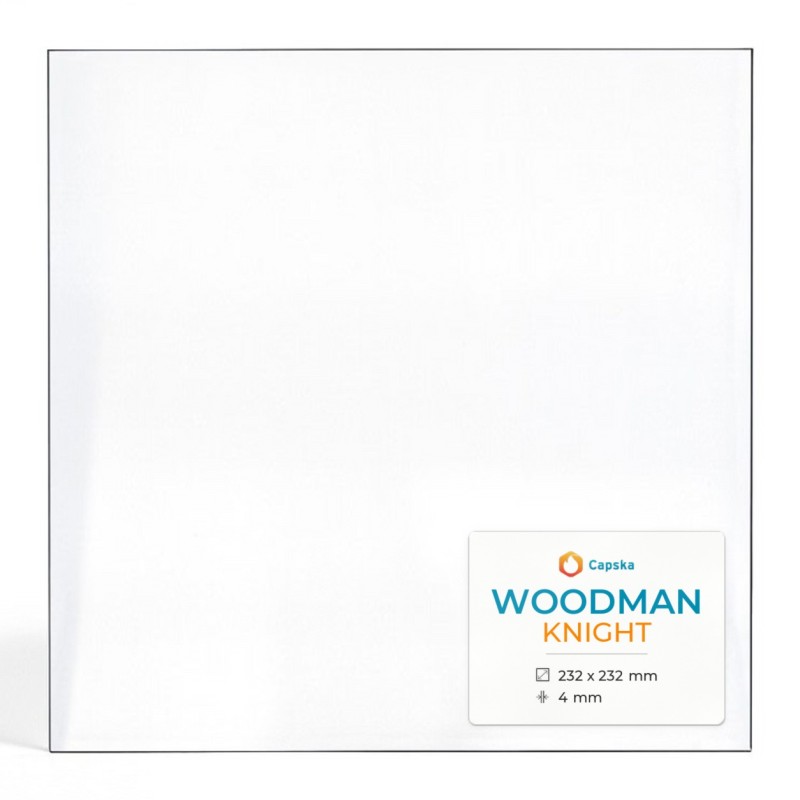 Vetro Woodman KNIGHT - Vetro Rettangolo per stufa a legna