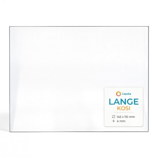 Vitre Lange KOSI - Verre Rectangle pour poêle à bois