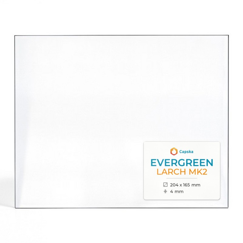Vetro Evergreen LARCH MK2 - Vetro Rettangolo per stufa a legna